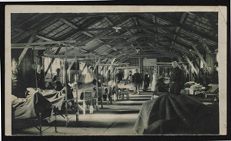 World War I field hospital interior [one of Evacuation Hospital No. 8 Fracture Ward]